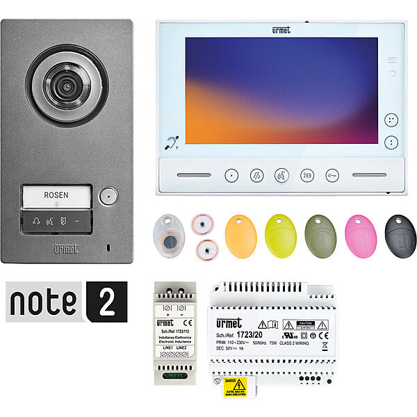 Urmet Video 2Draht-Set -Note 2 WLAN-Einfam.haus SET 1723/95